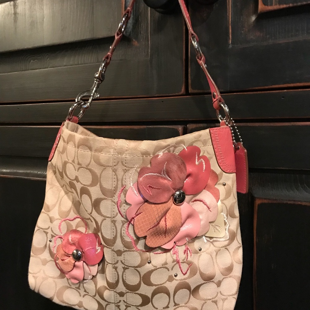 Coach Bleecker Floral Hobo Purse